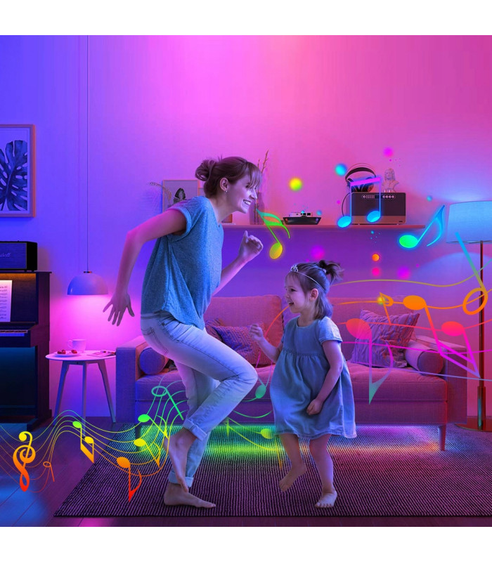 Sterownik LED WLED RGB WiFi ESP32 Home Assistant WS281x MIKROFON - 4 KANAŁY