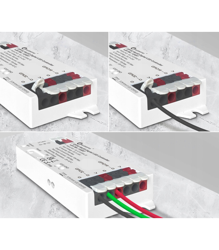 Sterownik LED WLED Magic Pixel RGBIC WiFi ESP8266 Home Assistant WS281x