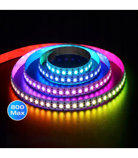 Sterownik LED WLED RGB WiFi ESP32 Home Assistant WS281x MIKROFON - 4 KANAŁY