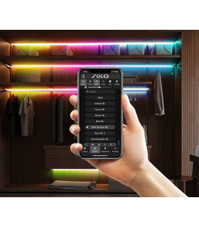 Sterownik LED WLED Magic Pixel RGBIC WiFi ESP8266 Home Assistant WS281x