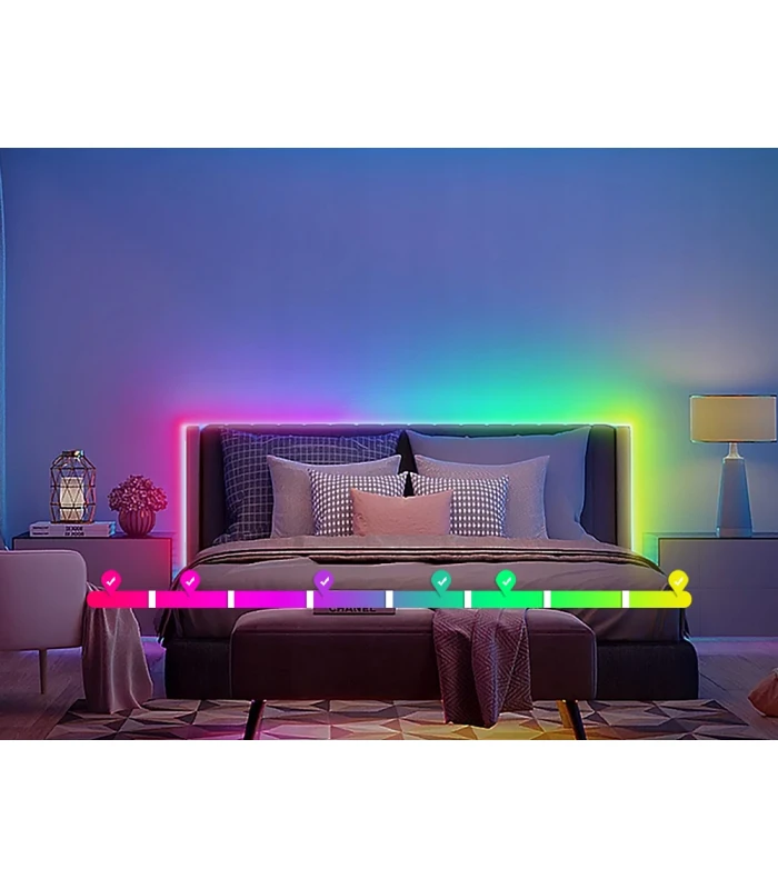 Sterownik LED WLED Magic Pixel RGBIC WiFi ESP8266 Home Assistant WS281x