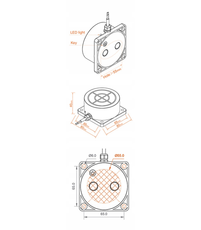 Czujnik poziomu cieczy z przekaźnikiem sterowanie pompą WiFi TUYA