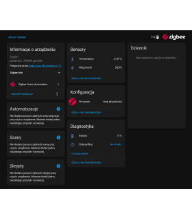 Czujnik temperatury wilgotności zewnętrzna sonda ZigBee Tuya Home Assistant