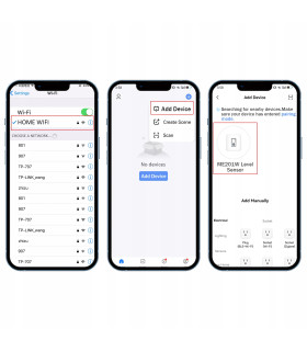 Czujnik poziomu cieczy z przekaźnikiem sterowanie pompą WiFi TUYA