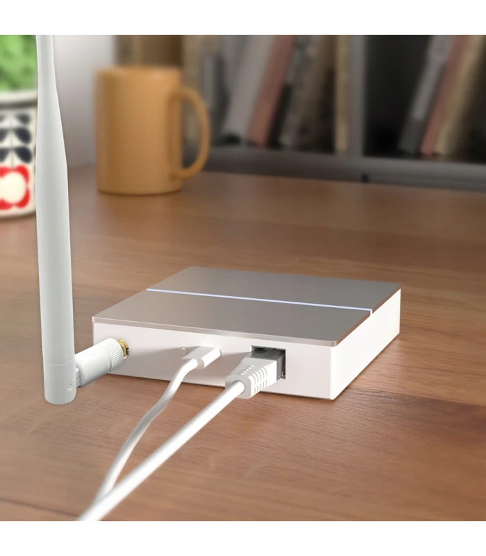 Bramka ZigBee 3.0 LAN RJ45 Mostek TUYA Smart Life gniazdo USB-C antena 3dBi