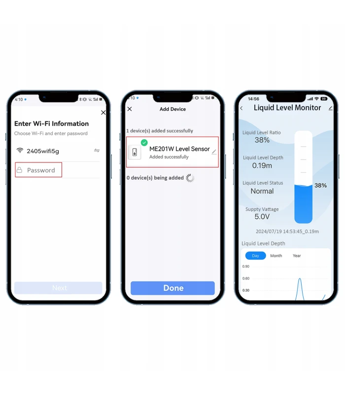 Czujnik poziomu cieczy z przekaźnikiem sterowanie pompą WiFi TUYA