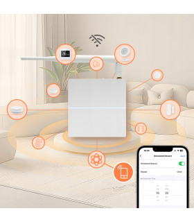 Bramka ZigBee 3.0 LAN RJ45 Mostek TUYA Smart Life gniazdo USB-C antena 3dBi