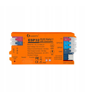 Sterownik WLED Magic Pixel RGBIC WiFi ESP32 Home Assistant MQTT UART USB-C