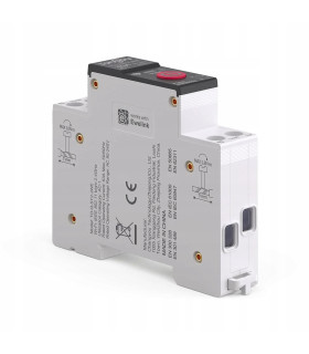 Przekaźnik WiFi 63A pomiar prądu DIN eWeLink Sonoff funkcje zabezpieczające