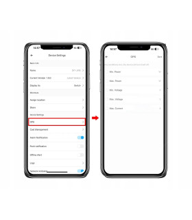 Przekaźnik WiFi 63A pomiar prądu DIN eWeLink Sonoff funkcje zabezpieczające