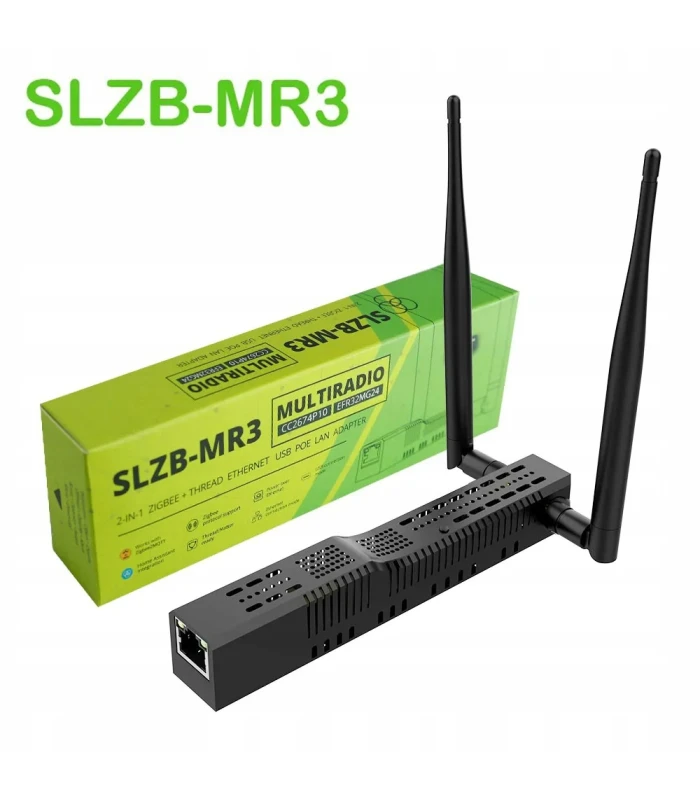Multi Adapter SLZB-MR3 ZigBee Thread Matter ESP32 CC2674P10 MG24 PoE WiFi