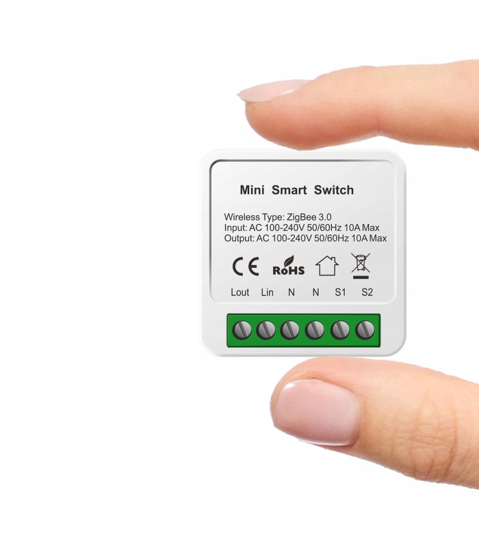 Przekaźnik ZigBee TUYA Smart Home Assistant Włącznik 10A z pomiarem prądu