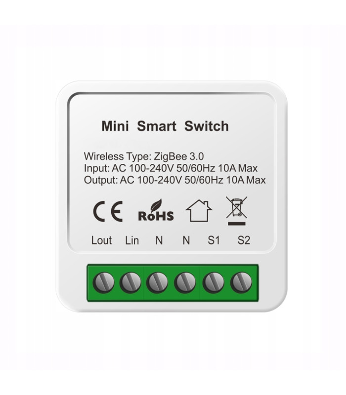 Przekaźnik ZigBee TUYA Smart Home Assistant Włącznik 10A z pomiarem prądu