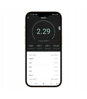 Przekaźnik ZigBee TUYA Smart Home Assistant Włącznik 10A z pomiarem prądu