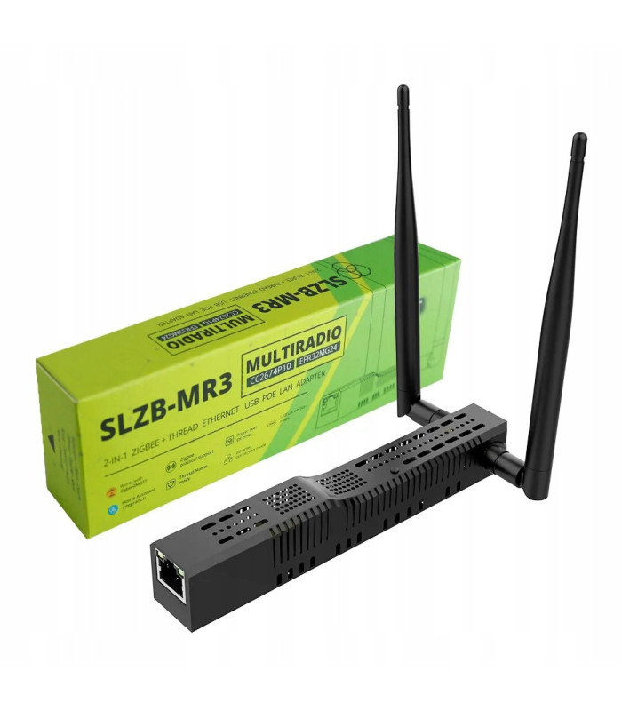 Multi Adapter SLZB-MR3 ZigBee Thread Matter ESP32 CC2674P10 MG24 PoE WiFi