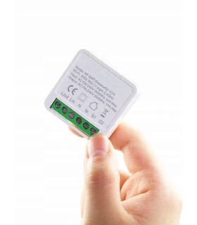 Przekaźnik WiFi TUYA Smart Life Gniazdko Włącznik 10A POMIAR prądu energii