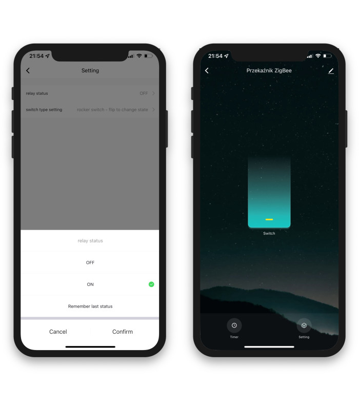 Przekaźnik ZigBee TUYA Smart Home Assistant Włącznik 10A z pomiarem prądu