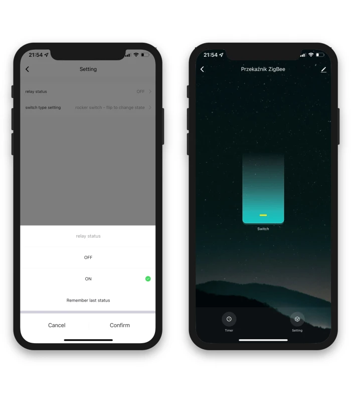 Przekaźnik ZigBee TUYA Smart Home Assistant Włącznik 10A z pomiarem prądu