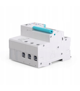 Bezpiecznik nadprądowy 3-fazowy 3P C63 przekaźnik WiFi TUYA pomiar prądu