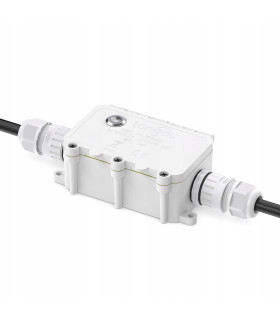 Przekaźnik WiFi 16A WODOODPORNY puszka IP67 TUYA Smart Life pomiar prądu