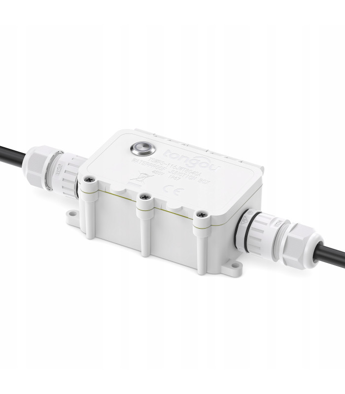 Przekaźnik WiFi 16A WODOODPORNY puszka IP67 TUYA Smart Life pomiar prądu