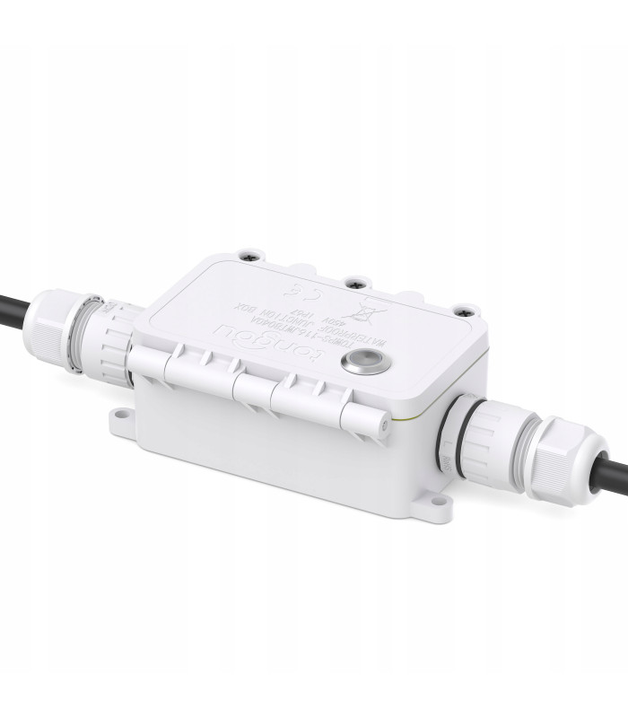 Przekaźnik WiFi 16A WODOODPORNY puszka IP67 TUYA Smart Life pomiar prądu