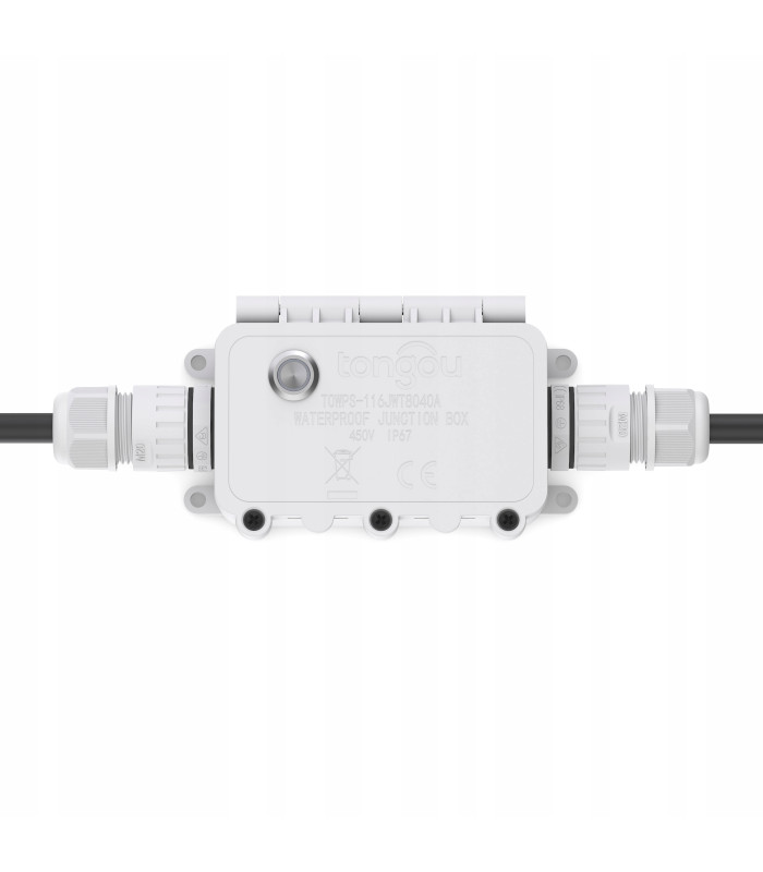 Przekaźnik WiFi 16A WODOODPORNY puszka IP67 TUYA Smart Life pomiar prądu