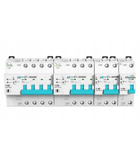 Bezpiecznik nadprądowy 3-fazowy 3P C63 przekaźnik WiFi TUYA pomiar prądu