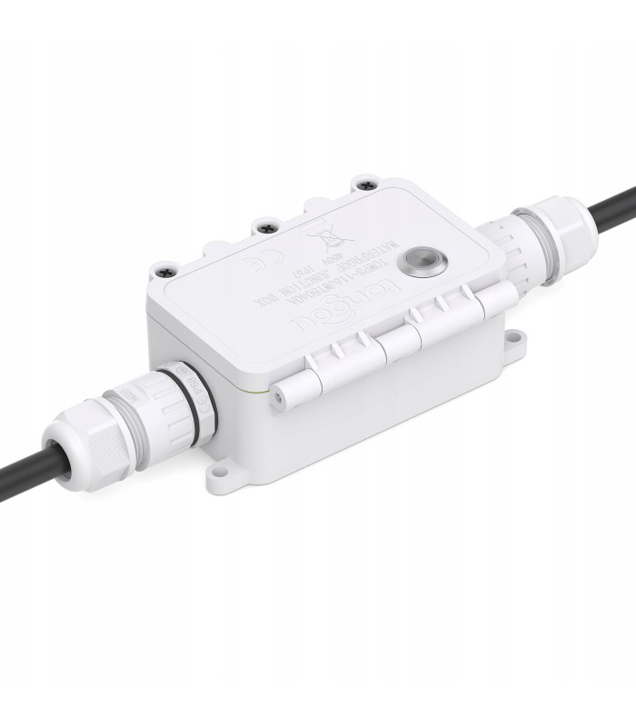 Przekaźnik WiFi 16A WODOODPORNY puszka IP67 TUYA Smart Life pomiar prądu