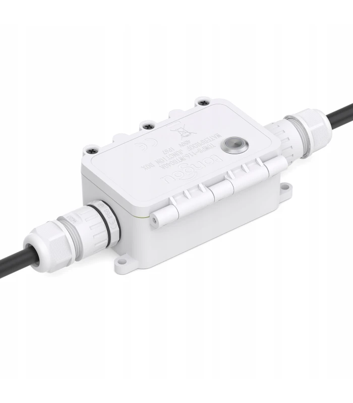 Przekaźnik WiFi 16A WODOODPORNY puszka IP67 TUYA Smart Life pomiar prądu