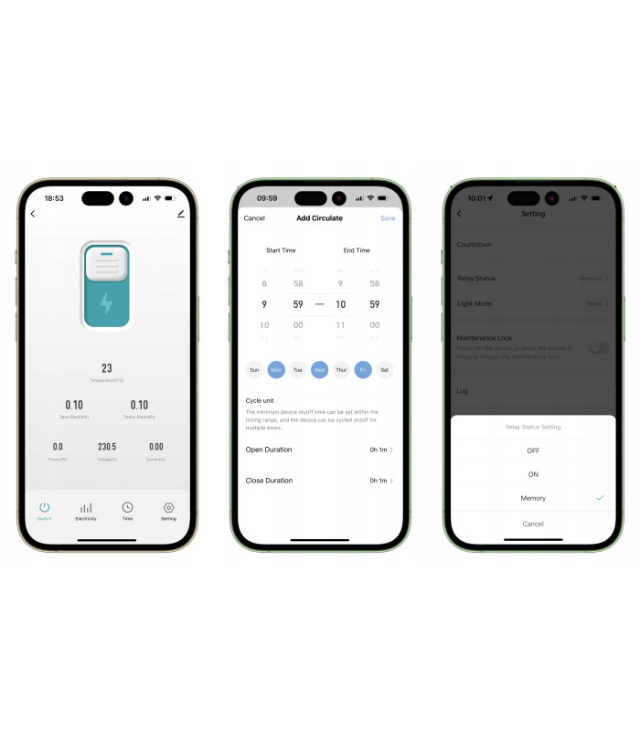 Przekaźnik ZigBee 63A pomiar prądu bezpiecznik TUYA Smart Home Assistant