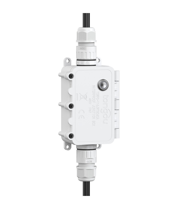 Przekaźnik WiFi 16A WODOODPORNY puszka IP67 TUYA Smart Life pomiar prądu