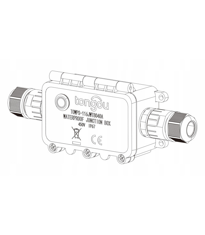 Przekaźnik WiFi 16A WODOODPORNY puszka IP67 TUYA Smart Life pomiar prądu
