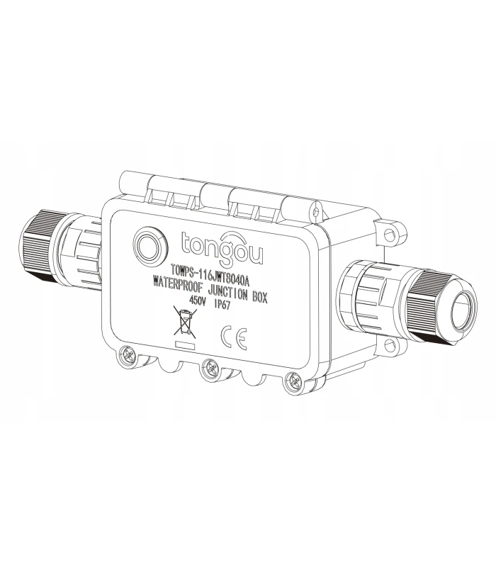 Przekaźnik WiFi 16A WODOODPORNY puszka IP67 TUYA Smart Life pomiar prądu