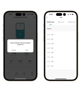 Przekaźnik WiFi 16A WODOODPORNY puszka IP67 TUYA Smart Life pomiar prądu