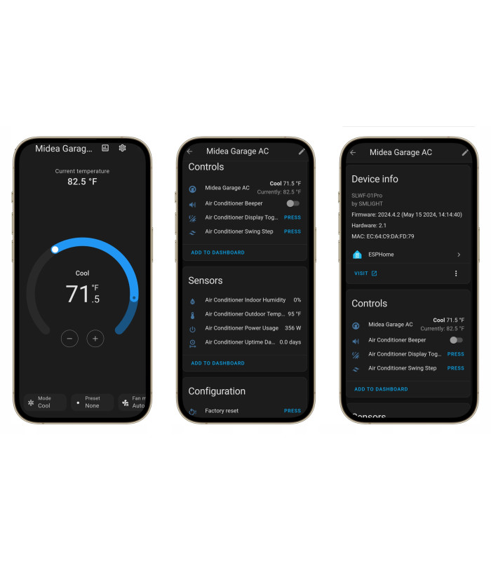 SLWF-01 Uniwersalny Adapter WiFi do klimatyzatorów ESP Home Assistant