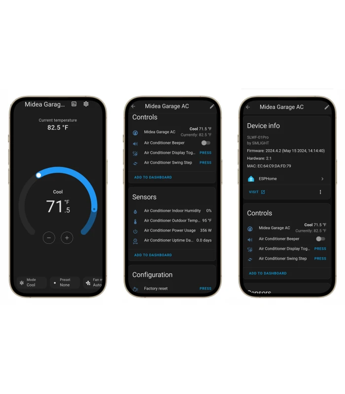 SLWF-01 Uniwersalny Adapter WiFi do klimatyzatorów ESP Home Assistant