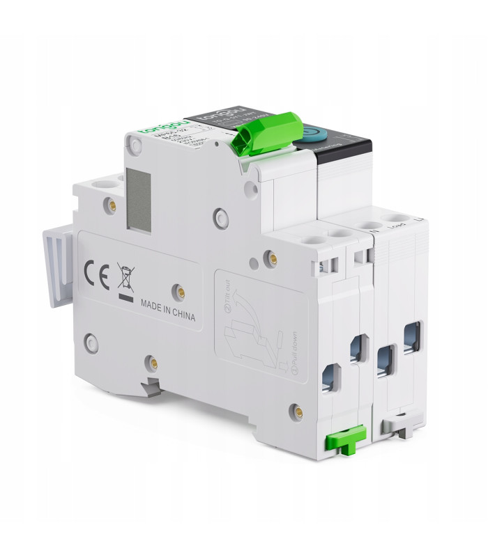 Przekaźnik WiFi 16A z pomiarem prądu i bezpiecznik B16 TUYA Smart Life