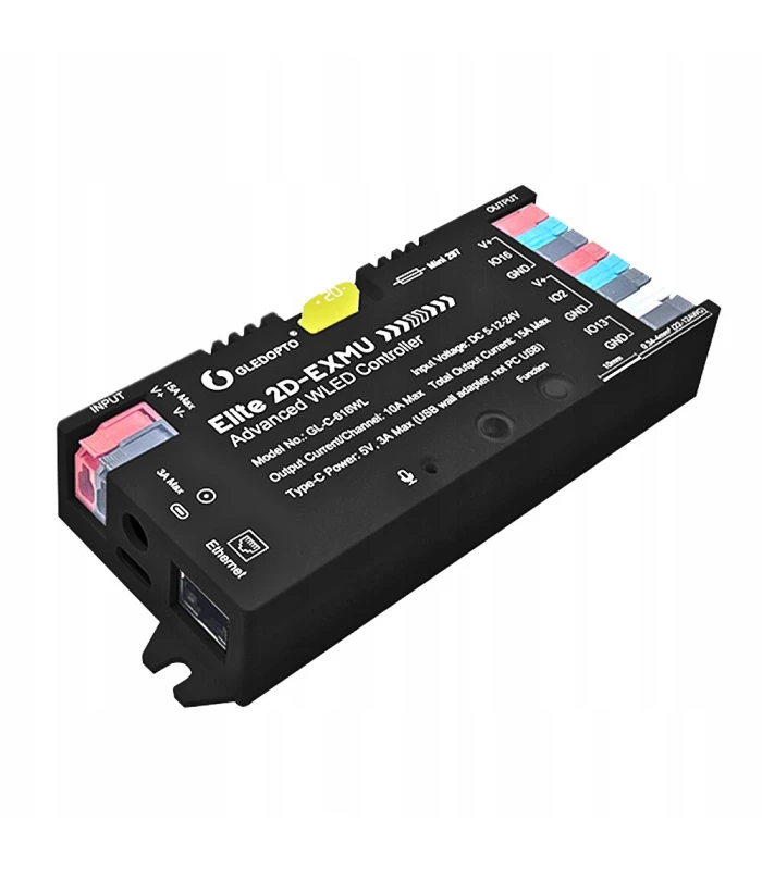 Sterownik WLED WiFi ESP32 Ethernet RJ45 PWM Pixel LED WS281x MQTT