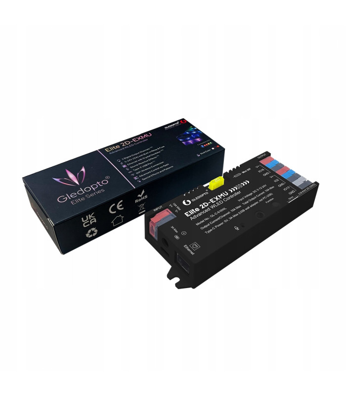 Sterownik WLED WiFi ESP32 Ethernet RJ45 PWM Pixel LED WS281x MQTT