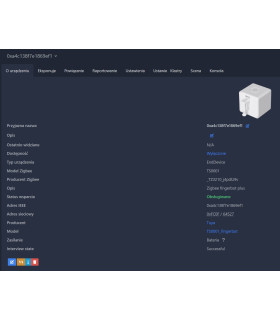 Fingerbot ZigBee TUYA Smart Life Robot Przycisk Włącznik Przełącznik Switch