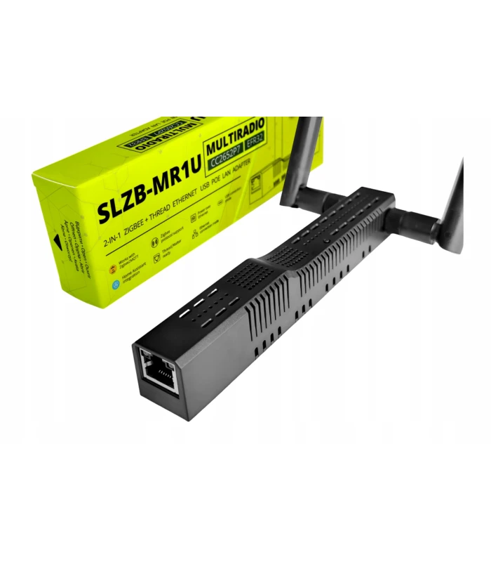 Adapter SLZB-MR1U ZigBee Thread CC2652P EFR32MG21 PoE USB WiFi ESP32 LAN