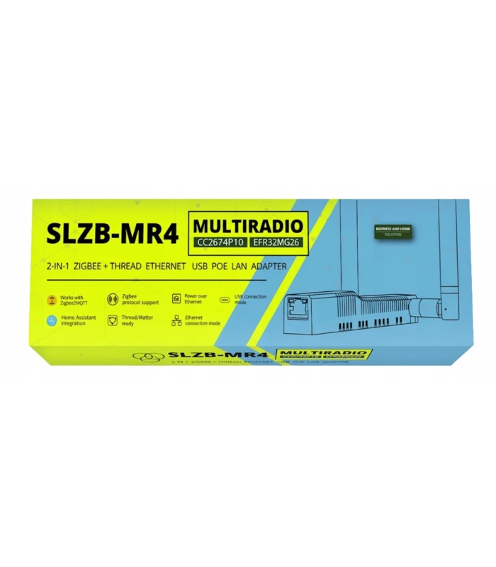 Adapter SLZB-MR4U ZigBee Thread CC2674P10 EFR32MG26 PoE USB WiFi ESP32 LAN