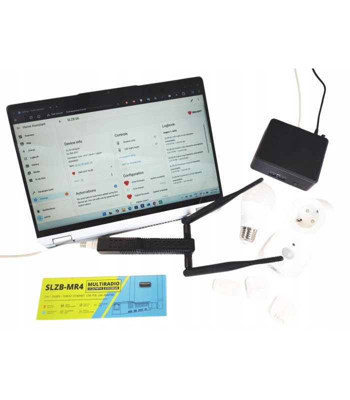 Adapter SLZB-MR4U ZigBee Thread CC2674P10 EFR32MG26 PoE USB WiFi ESP32 LAN