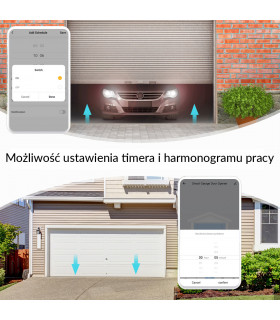 Sterownik WiFi do bram grarażowych i wjazdowych Tuya Smart Life