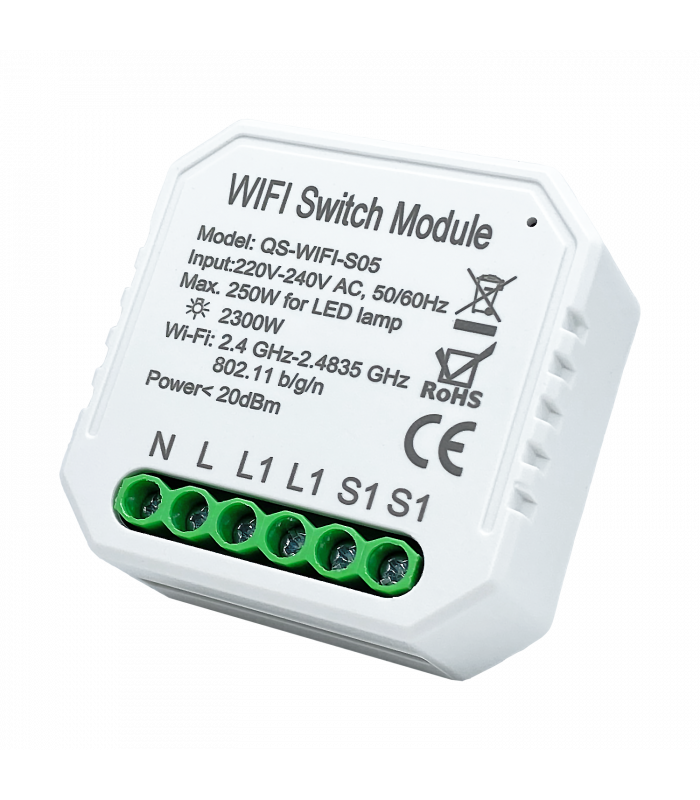 TUYA Bezprzewodowy włącznik WiFi do puszki