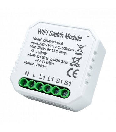 TUYA Bezprzewodowy włącznik WiFi do puszki