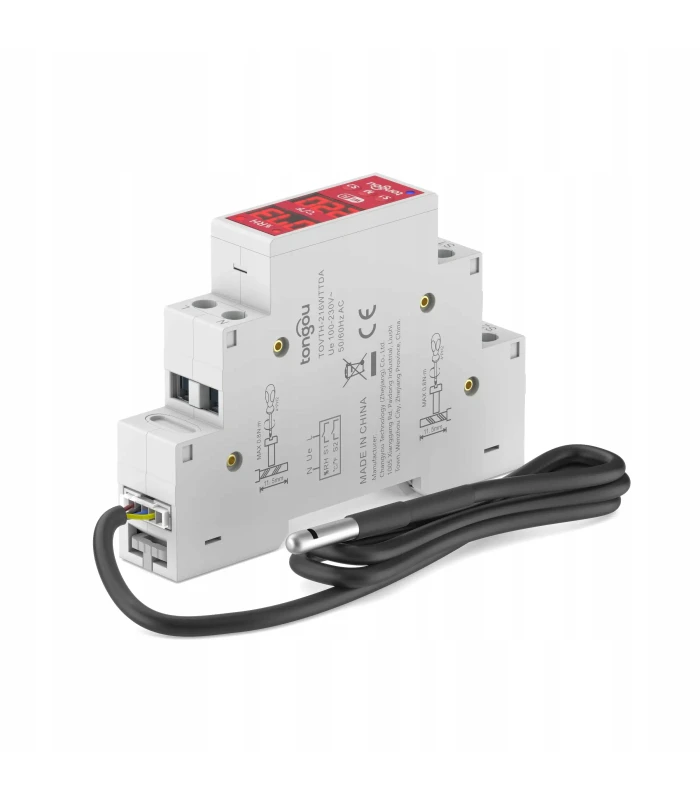 Dwukanałowy przekaźnik AC DC REGULATOR temperatury wilgotności WiFi TUYA