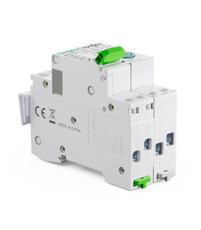 Inteligentny Przekaźnik WiFi 16A bezpiecznik B16 szyna DIN TUYA Smart Life