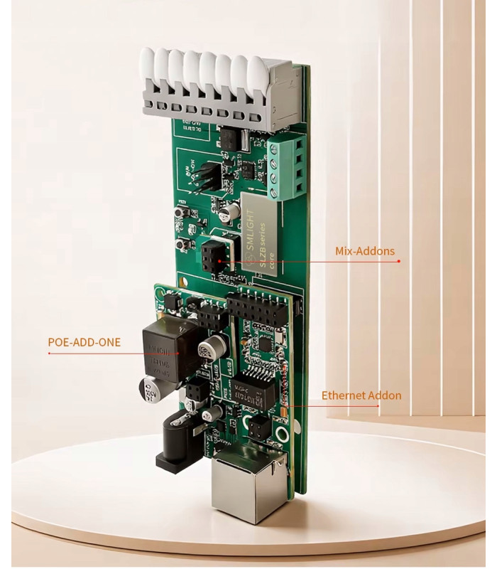 Sterownik SLWF-09 do taśm WLED LED WiFi ESP32 Home Assistant MQTT USB-C PoE